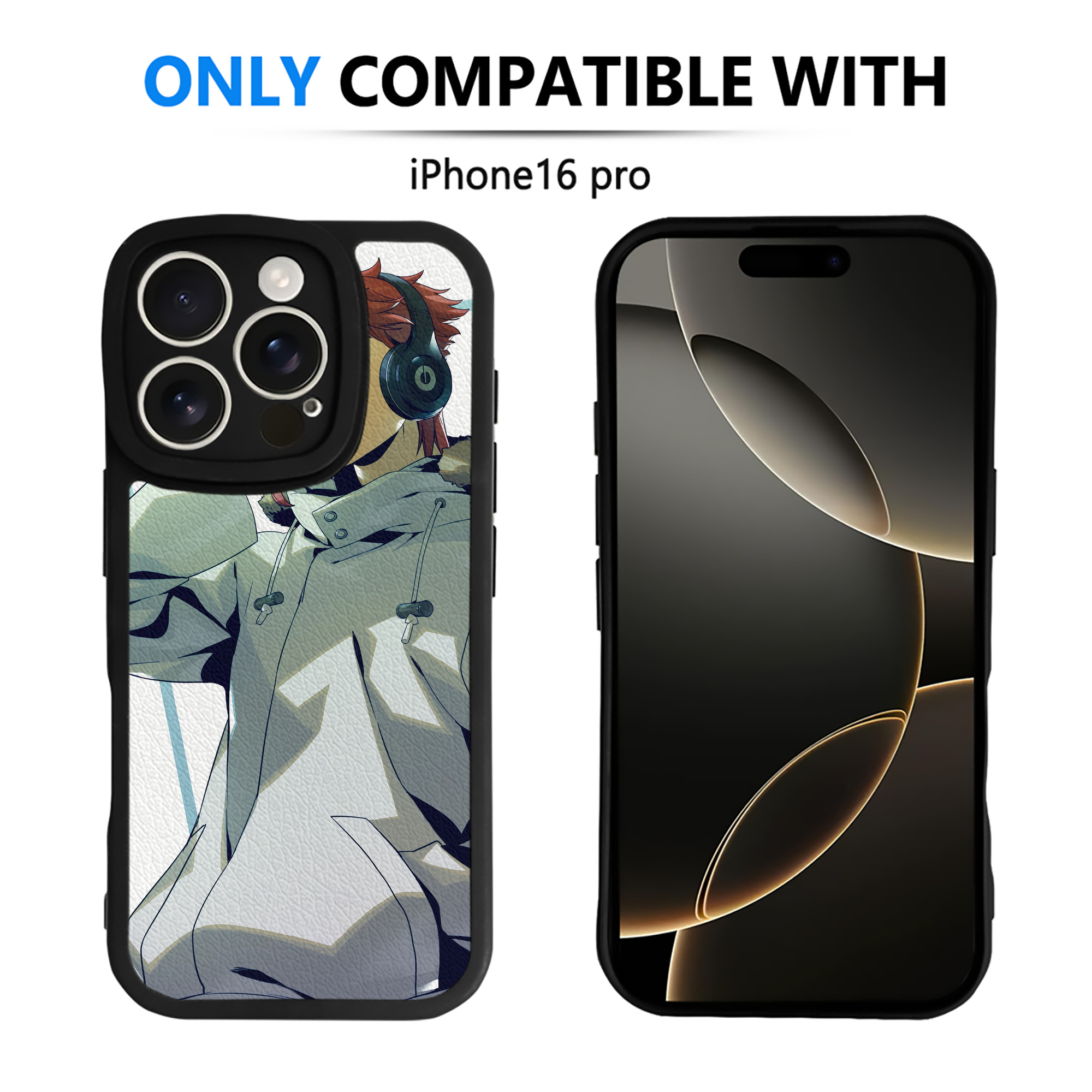 （画像用） ジョジョの奇妙な冒険 JoJo's Bizarre Adventure 【iPhone 16シリーズ対応】シリコンスマホケース（レザー調） 材質：シリコン